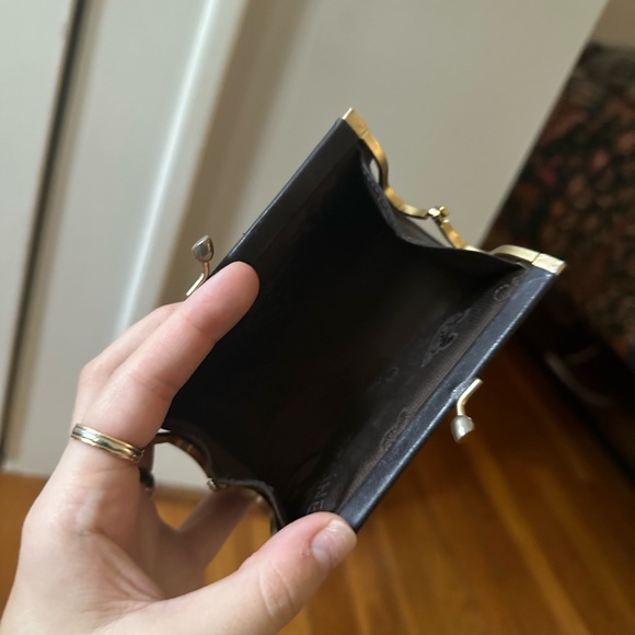 CELINE Macadam Suede Leather Coin Purse Wallet Vintage Triomphe Carriage - Picture 14 of 14